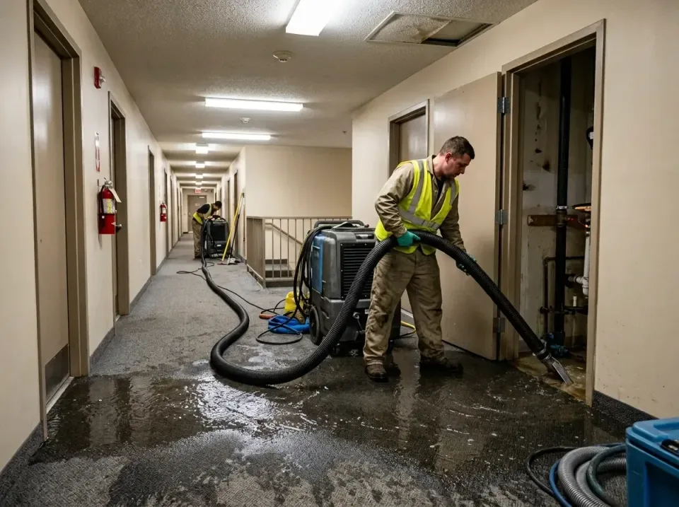 multi-unit-apartment-hallway-f-005 — frequently asked questions, Emergency Burst Pipe Water Extraction & Removal in Knob Nos…